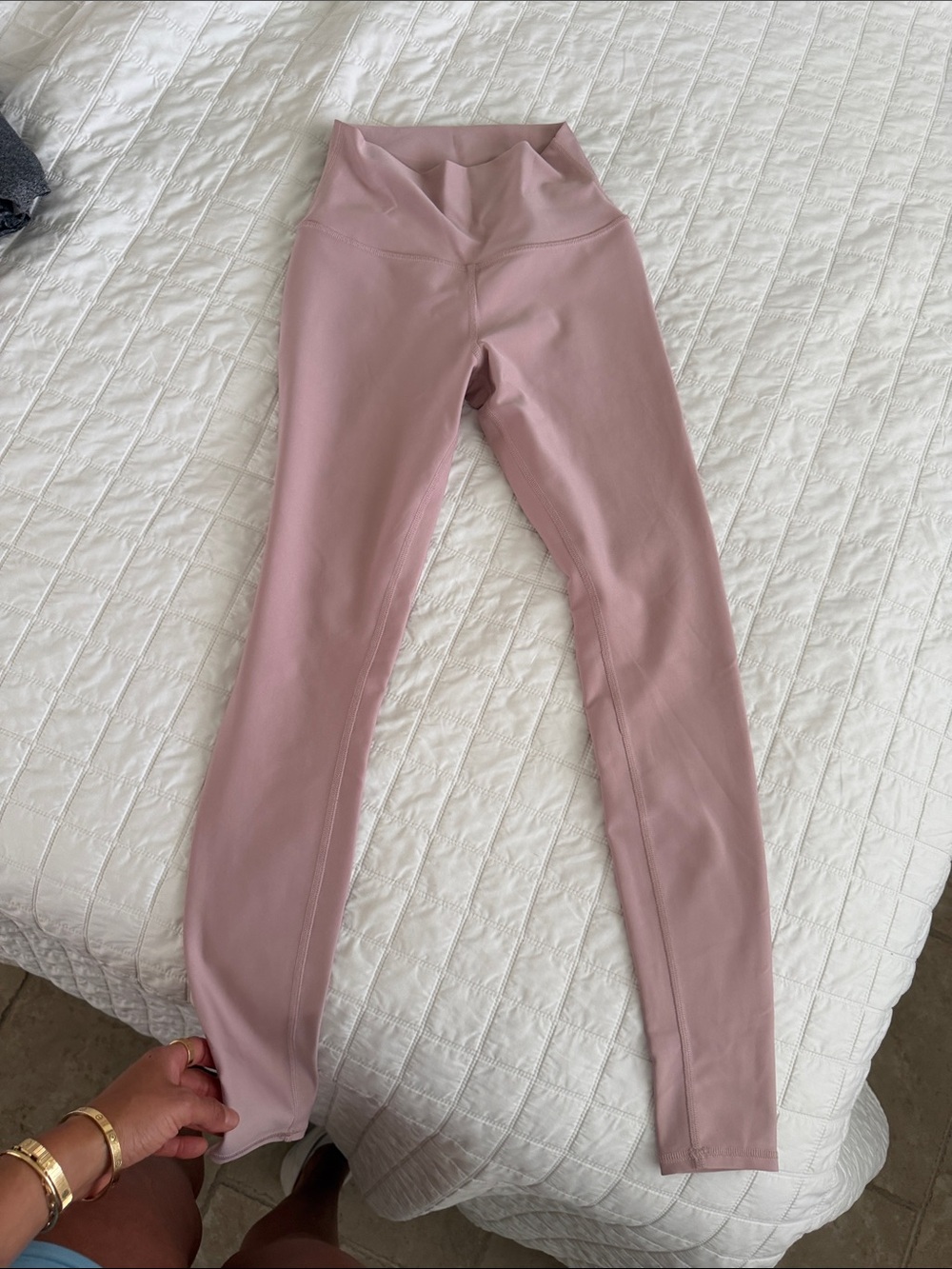 ALO Yoga Mauve Pink High-Waist Leggings